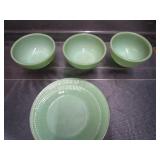 Fire King Jadeite Plates & Bowls