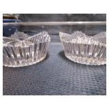 Mikasa Candle Holder, Lead Glass Bowl