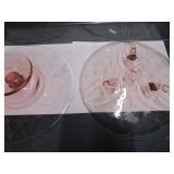 Pink Depr. Cake Stand & Tri-Footed