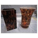 Tiled vases