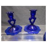 Cobalt Vases & Candle Holders