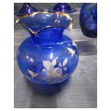 Cobalt Vases & Candle Holders