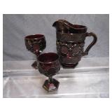 Avon Cape Cod Pitcher, Goblets