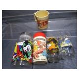 Disney, Flintstones, Smurf