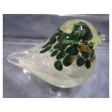 Art Glass Bird Paperweights