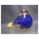 Art Glass Bird Paperweights