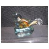 Art Glass Bird Paperweights