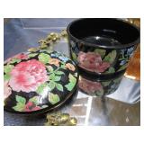 Mirrored Tray, Dresser Pieces