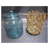 Storage Jar, Candle Holder