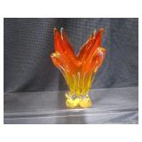 Amberina Art Glass Vase