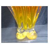 Amberina Art Glass Vase