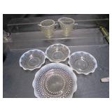 Moonstone Bowls, Cream & Sugar