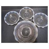 Moonstone Bowls, Cream & Sugar