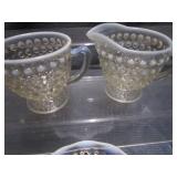 Moonstone Bowls, Cream & Sugar