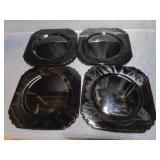 Black Amethyst Plates