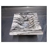 Art Glass Pedestal Dish