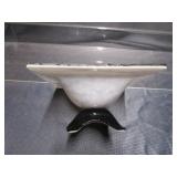 Art Glass Pedestal Dish