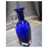 Cobalt Ewer, Paneled Jar