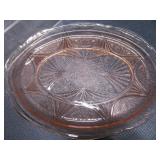 Pink Depr. Cake, Tray, Divided Dish