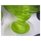 Standing Rooster, Yellow Glass