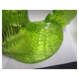 Standing Rooster, Yellow Glass