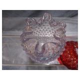 Vintage Bowl, Hobnail Vase, Lamp Shade