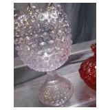 Vintage Bowl, Hobnail Vase, Lamp Shade