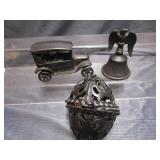 Cast Car, Bell, String Holder