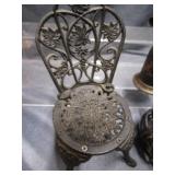 Cast Doll Chair, String Holder, Torch