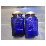 Cobalt Bowl, Salt/Pepper, Daisy Whirly