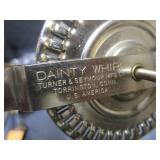 Cobalt Bowl, Salt/Pepper, Daisy Whirly