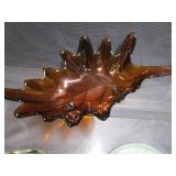 MCM Leaf Dish, Pedestal, Fruit Bowl