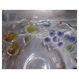 MCM Leaf Dish, Pedestal, Fruit Bowl