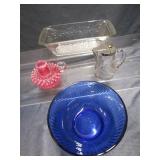 Mixing Bowl, Loaf Pan, Candle Holder