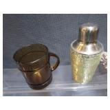 Pheasant Glasses, Shaker, Nut Dish