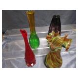 Vases, Amethyst, Twisted