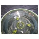 Vaseline Dishes & Vase