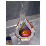 Murano Vase, Inverted Teardrop Art