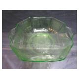 Green Vaseline Bowl