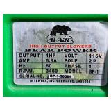 B-Air® Bear Power 1-HP High Output Inflatable Blower BP-1