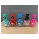 Lot of 5 Brand New L.A. Girl Gel Extreme Shine & Color Pop Nail Polish *N