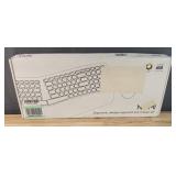 New Ergonomic Wireless Keyboard and Mouse Combo Lavender 2.4G Split Colorful Keyboard with Wrist Rest 3 Level DPI Adjustable Optical Mouse for Windows, Mac, PC, Laptop $59.99 Retail *B