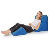 Brand New AllSett Health 4 PC Bed Wedge Pillows Set Navy $109.99 Retail *B