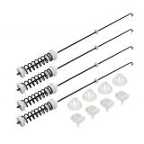 Brand New W10780048 WTW4800XQ4 WTW4800XQ1 RTW4640YQ1 ATW4675YQ1 Washer Suspension Rod Kit(4 packs) by Beaquicy - Replacement for Whirlpool Kenmore Admiral Maytag Washing Machine $29.99 Retail *B