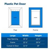 Brand New PetSafe Plastic Dog and Cat Door, Large, For Pets Up To 100 lb. $143.80 Retail *B
