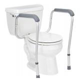 Brand New Medline Toilet Safety Rail For Seniors, Height Adjustable $35.99 Retail *B