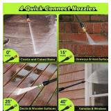 New Electric Pressure Washer, Foam Cannon, 4 Different Pressure Tips, Power Washer, 3800 PSI 2.4 GPM $179.99 Retail *B