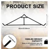 Brand New 2 Pcs Gambrel for Hanging Deer 25 Inch Wide Heavy Weight Gambrel Steel Bar with Hooks Support Hunters Specialties for Skinning Hunting Black Hanging Processing Tool for Deer $41.99 Retail *B