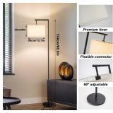 New Nekhung Modern Battery Operated Floor Lamp Cordless for Living Room, 10000mAh RGB Dimmable Floor Lamp with Remote Control $119.99 Retail *N