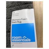 3 Brand New Room Essentials Memory Foam Bath Rugs *N